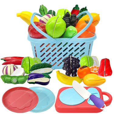 MiniChef | Cocina imaginativa - Set de cocina con verduras para cortar, utensilios de cocina y accesorios